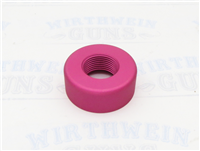 TacSol Tactical Solutions Pac-Lite REPLACEMENT 1" Diameter Thread Protector (End Cap) 1/2"x28 Matte Raspberry Pink