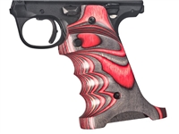 Volquartsen Laminated Wood Pistol Grips Ruger MK IV  22/45 Red- VF45TGâ€‘R
