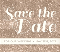 All That Glitters Is Gold Save The Date