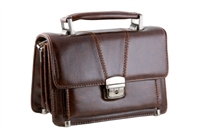Stiched Leather Briefcase