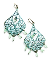 Mint Drop Earrings