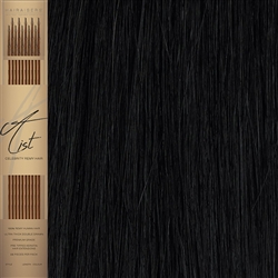 A-List Flat Tip, Pre Bonded Remy Human Hair Extensions Colour 1B
