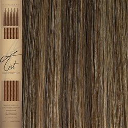 A-List Flat Tip, Pre Bonded Remy Human Hair Extensions Colour 5/18