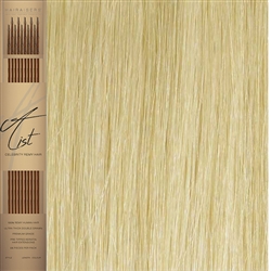 A-List Flat Tip, Pre Bonded Remy Human Hair Extensions Colour Platinum