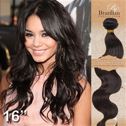 Brazilian Body Wave Remy Human Hair Weft 100 Grams - 16 Inches Long