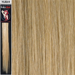 Colour Flash Clip In Human Hair Flashes 18 Inches Colour 24