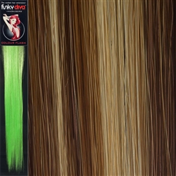 Colour Flash 16 inches Synthetic Clip in Hair Extensions Colour 722