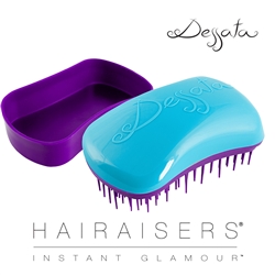 Dessata Mini Detangling Hairbrush Turquoise & Purple