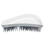 Dessata Detangling Brush. White and Silver