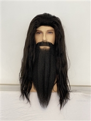 Jason Mamoa Style Long Wig, Beard and Moustache Set