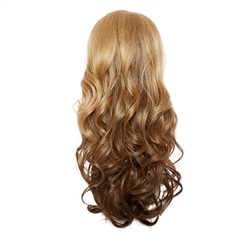 Balayage Ombre Three Quarter Hair Piece Curly Sun Kissed Cocoa