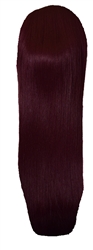 Live it Loud Volumising Hair Piece. Straight Burgundy