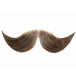 Fake Moustache Hercule Poirot Real Human Hair