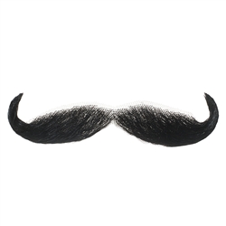 Fake Moustache Kaiser Wilhelm Real Human Hair