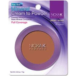 Brown Mineral Cream to Powder Foundation by Nicka K