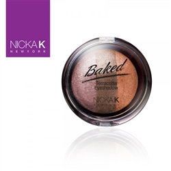 Terracotta Baked Eye Shadow | Triple Shade Sparkle Bronze