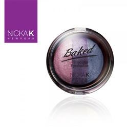 Terracotta Baked Eye Shadow | Triple Shade Sparkle Plum