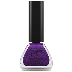 Neon Glitter Purple Nail Enamel by Nicka K New York