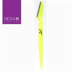 Yellow Eyebrow Razors by Nicka K New York