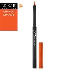Crayon Orange Automatic Lip Liner Pencil by Nicka K New York