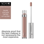 Taupe Colour Lip Shine by Nicka K New York