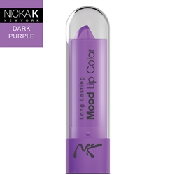 Dark Purple Mood Lipstick by Nicka K New York