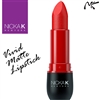 Vivid Matte Red Coloured Lipstick by Nicka K New York