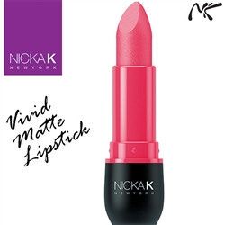 Vivid Matte Persian Rose Coloured Lipstick by Nicka K New York