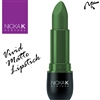 Vivid Matte Sea Green Coloured Lipstick by Nicka K New York