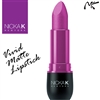 Vivid Matte Hot Magenta Coloured Lipstick by Nicka K New York