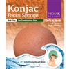 Red Clay Konjac Facial Sponge for combination skin