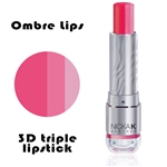 Ombre Lipstick | Strawberry Cosmo | 3D Lipstick by NKNY