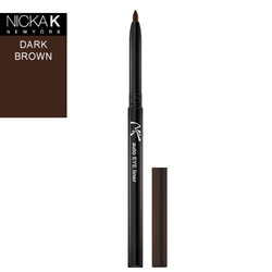 Dark Brown Automatic Eyeliner Pencil by Nicka K New York