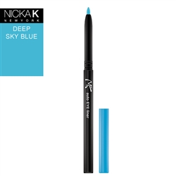 Deep Sky Blue Automatic Eyeliner Pencil by Nicka K New York