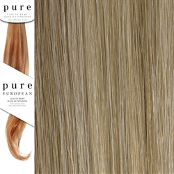 Pure Remy Clip In Hair Extensions 14 Inches Colour P16/SB