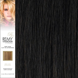 Hairaisers Remy Clip In Human Hair Extensions Colour 2 16 Inches