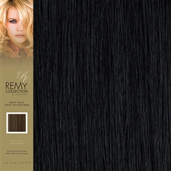 Hairaisers Indian Remy Human Hair Weft Extensions Colour 1 16 Inches