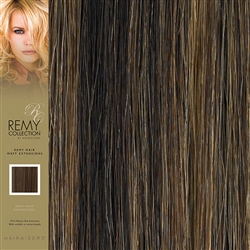 Hairaisers Indian Remy Human Hair Weft Extensions Colour 4/27 16 Inches