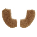 Fake Sideburns Real Human Hair