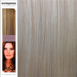 Hairaisers Supermodel 20 Inches Colour 1001 Clip In Human Hair Extensions