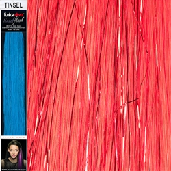 Tinsel Hair Extensions 16 Inches by 1.5 Inches. 2 Pieces Per Pack