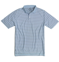 Men's Wedge Triple Stripe Tech Performance Polo