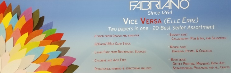 Fabriano Cocktail Paper - Purple Rain, Single Sheet, 19-1/2 × 27-1/2