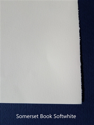 Somerset Book Printmaking Paper, White - 19x26, 115gsm (100 Pack)