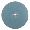 7" x 5/16" Blue Zirconia Cloth Heavy Duty Edger Sanding Discs with Slots 50 grit