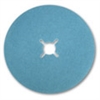7" x 7/8" Blue Zirconia Cloth Heavy Duty Edger Sanding Discs with Slots 60 grit