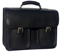 Ranger 3 Compartment Leather Briefcase