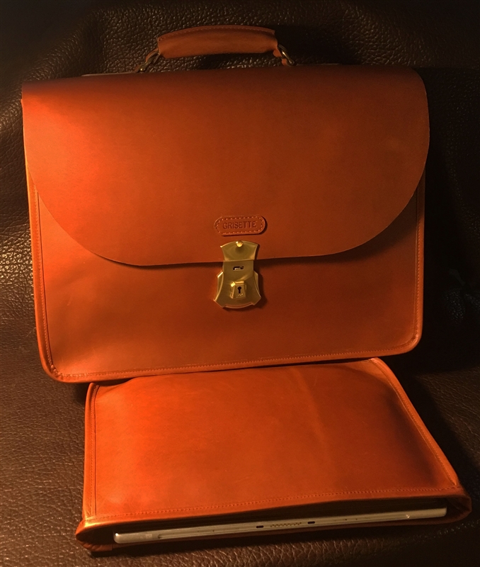 Custom Advocate with removable laptop sleeve