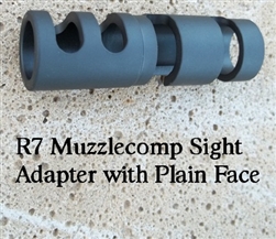 Muzzlecomp w/Plain Face Adapter (Kel-Tec sight bushing removed)