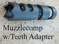 Muzzlecomp w/Teeth Adapter (Kel-Tec sight bushing removed)